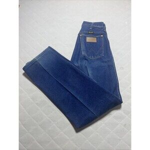 VTG Wrangler Jeans Womens 11 29x36 Blue 13MWZG Cowboy Cut High Rise Made In USA
